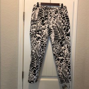 Talbots black and white pants